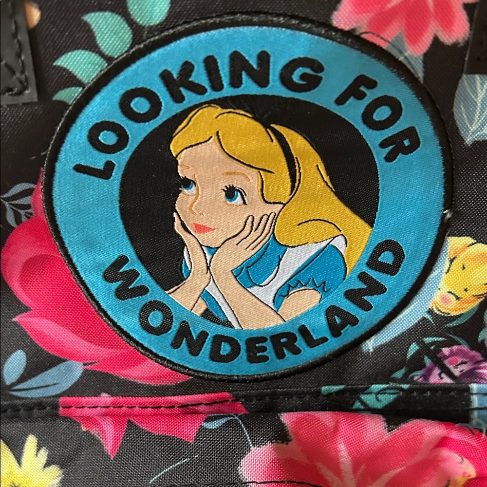 Alice in Wonderland Floral Backpack - Picture 5 of 8
